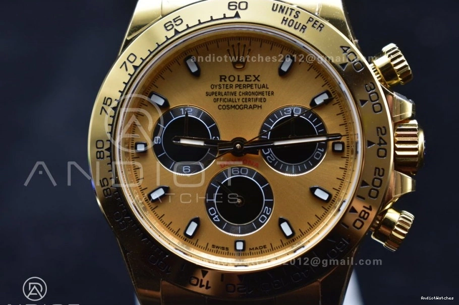 SA 761 Dial 1:1 YG FreshLook on BTF 116508 Black Daytona YG Edition Best Bracelet 1101